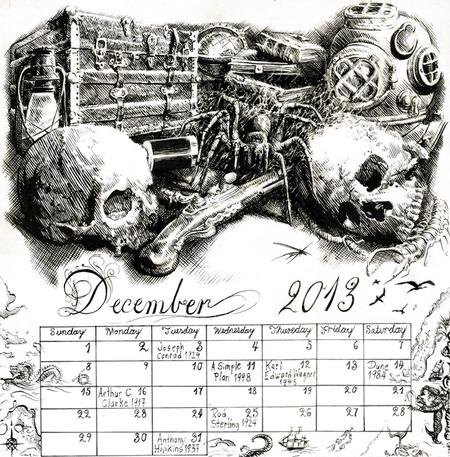 Tattoos - 2013 Horror Calendar - 64577